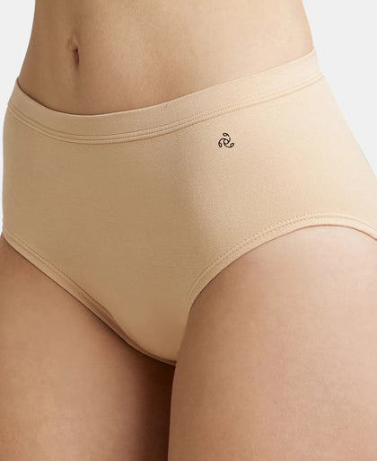 High Coverage Seamfree Microtouch Nylon Elastane High Waist Hipster With StayFresh Treatment - Light Skin-7
