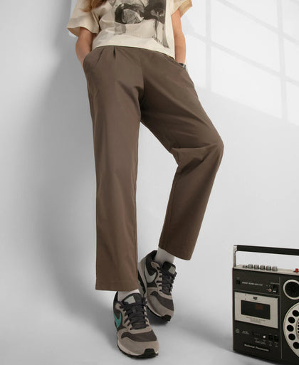 Super Combed Cotton Regular Fit Hybrid Pants - Dark Khaki